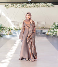 Load image into Gallery viewer, FLARED SLEEVE ABAYA | BRONZE |
