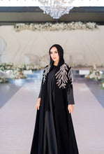 Load image into Gallery viewer, | LUXE | FLOWING PEARL EMBELLISHED CAPE