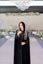 Load image into Gallery viewer, | LUXE | FLOWING PEARL EMBELLISHED CAPE