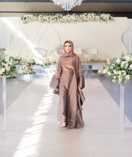 Load image into Gallery viewer, FLARED SLEEVE ABAYA | BRONZE |
