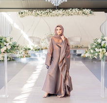 Load image into Gallery viewer, FLARED SLEEVE ABAYA | BRONZE |