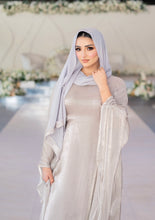 Load image into Gallery viewer, ELEGANT KAFTAN STYLE ABAYA| SILVER |