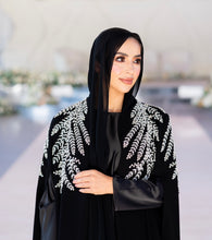 Load image into Gallery viewer, | LUXE | FLOWING PEARL EMBELLISHED CAPE