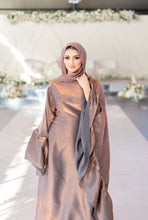 Load image into Gallery viewer, FLARED SLEEVE ABAYA | BRONZE |