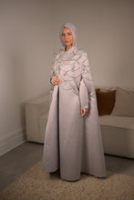 Load image into Gallery viewer, | LUXE | STRUCTURED SILVER AND BRONZE CRYSTAL CAPE