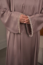 Load image into Gallery viewer, PEARL DETAIL 4 PIECE ABAYA | AVAILABLE IN 3 COLOURS |