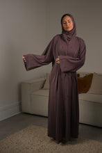 Load image into Gallery viewer, | CLASSIC STRAIGHT NIDA ABAYA WITH LIGHT EMBELLISHED | AVAILABLE IN 2 COLOURS |