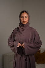Load image into Gallery viewer, | CLASSIC STRAIGHT NIDA ABAYA WITH LIGHT EMBELLISHED | AVAILABLE IN 2 COLOURS |