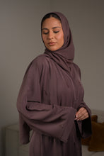 Load image into Gallery viewer, | CLASSIC STRAIGHT NIDA ABAYA WITH LIGHT EMBELLISHED | AVAILABLE IN 2 COLOURS |