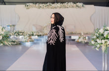 Load image into Gallery viewer, | LUXE | FLOWING PEARL EMBELLISHED CAPE