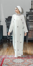 Load image into Gallery viewer, | BRIDAL | CRYSTAL EMBELLISHED WHITE MAXI DRESS