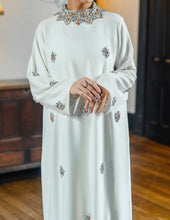 Load image into Gallery viewer, | BRIDAL | CRYSTAL EMBELLISHED WHITE MAXI DRESS