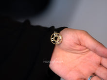 Load image into Gallery viewer, DRAPED SEQUIN ABAYA | BLACK |