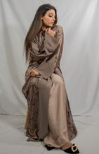 Load image into Gallery viewer, SAIFI | FLORAL SATIN ABAYA