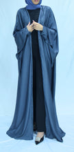 Load image into Gallery viewer, STUNNING GREY OPEN CAPE ABAYA