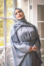 Load image into Gallery viewer, | DROP BEAD DRESS ABAYA | GREY