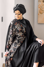 Load image into Gallery viewer, DRAPED SEQUIN ABAYA | GOLD |