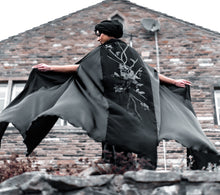 Load image into Gallery viewer, | SILK & CHIFFON PANEL CAPE |