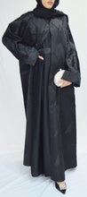 Load image into Gallery viewer, MODERN STRUCTURED ABAYA | BLACK |