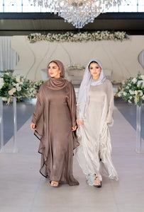 ELEGANT KAFTAN STYLE ABAYA| CHOCOLATE |