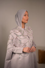 Load image into Gallery viewer, | LUXE | STRUCTURED SILVER AND BRONZE CRYSTAL CAPE
