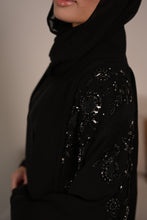 Load image into Gallery viewer, | LUXE | MAXI SLEEVE CRYSTAL KIMONO | BLACK
