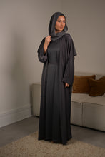 Load image into Gallery viewer, | CLASSIC STRAIGHT NIDA ABAYA WITH LIGHT EMBELLISHED  | AVAILABLE IN 2 COLOURS |
