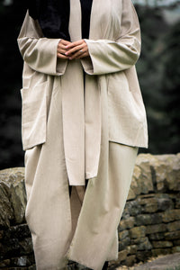 | CASUAL LINEN ABAYA |
