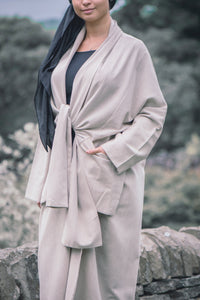 | CASUAL LINEN ABAYA |