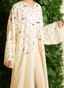 | OPEN CREAM ABAYA |