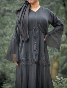 | EMBELLISHED CHIFFON AND NADA ABAYA |